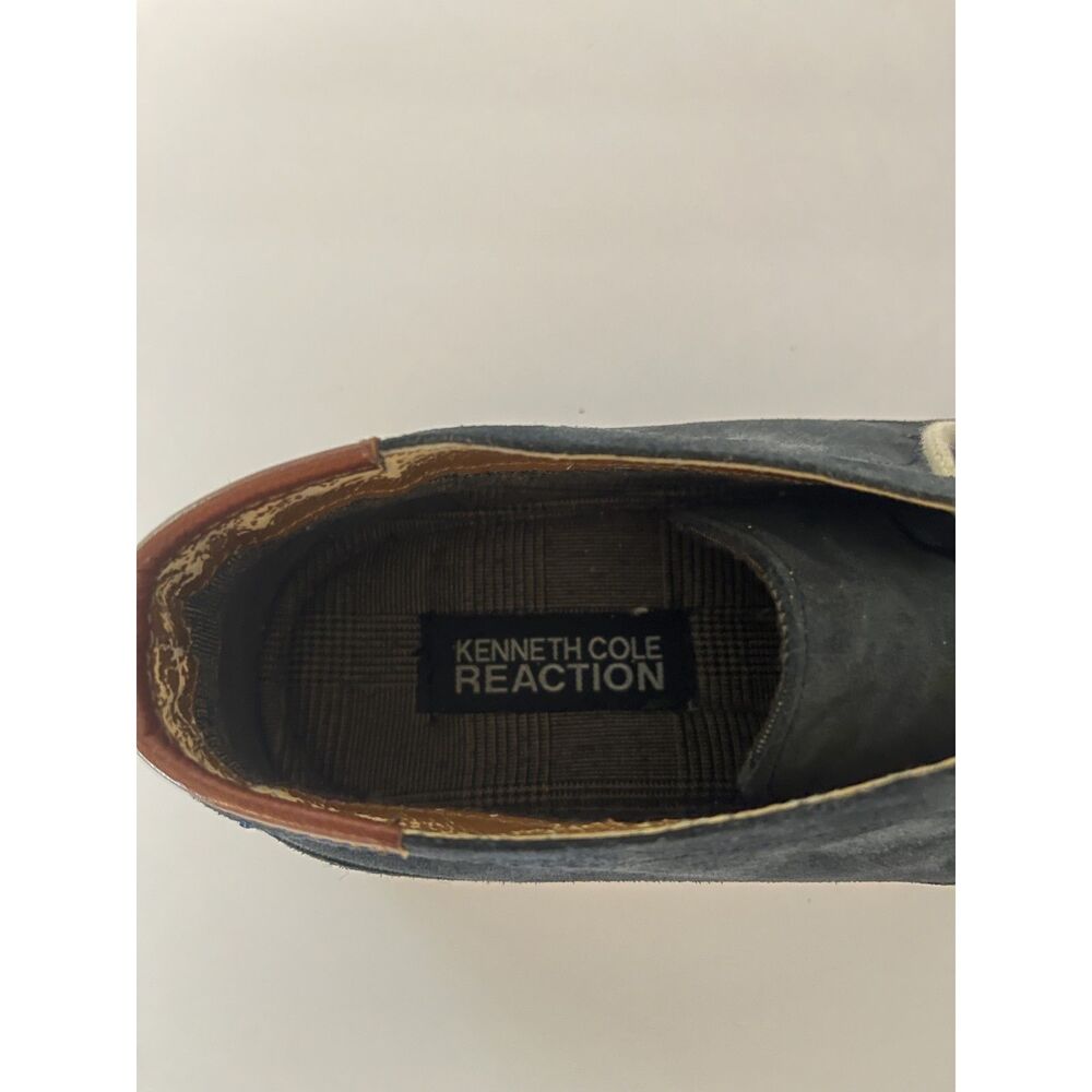 Kenneth Cole Reaction "Desert Sun SU" Navy Suede Chukka Boots - Men's 10.5